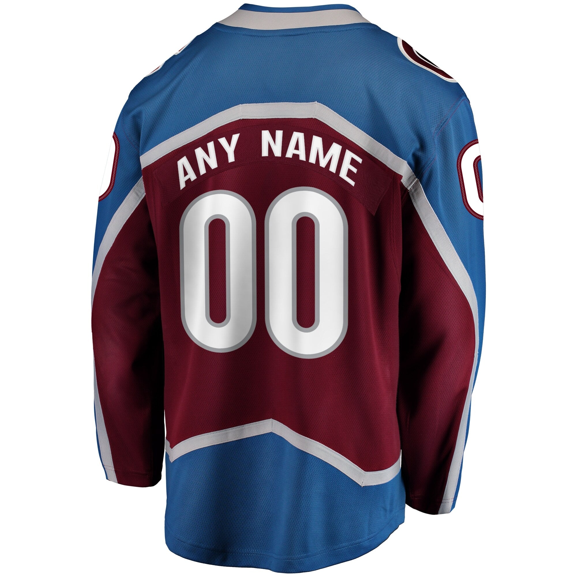 Colorado Avalanche Fanatics Home Breakaway Custom Jersey - Maroon