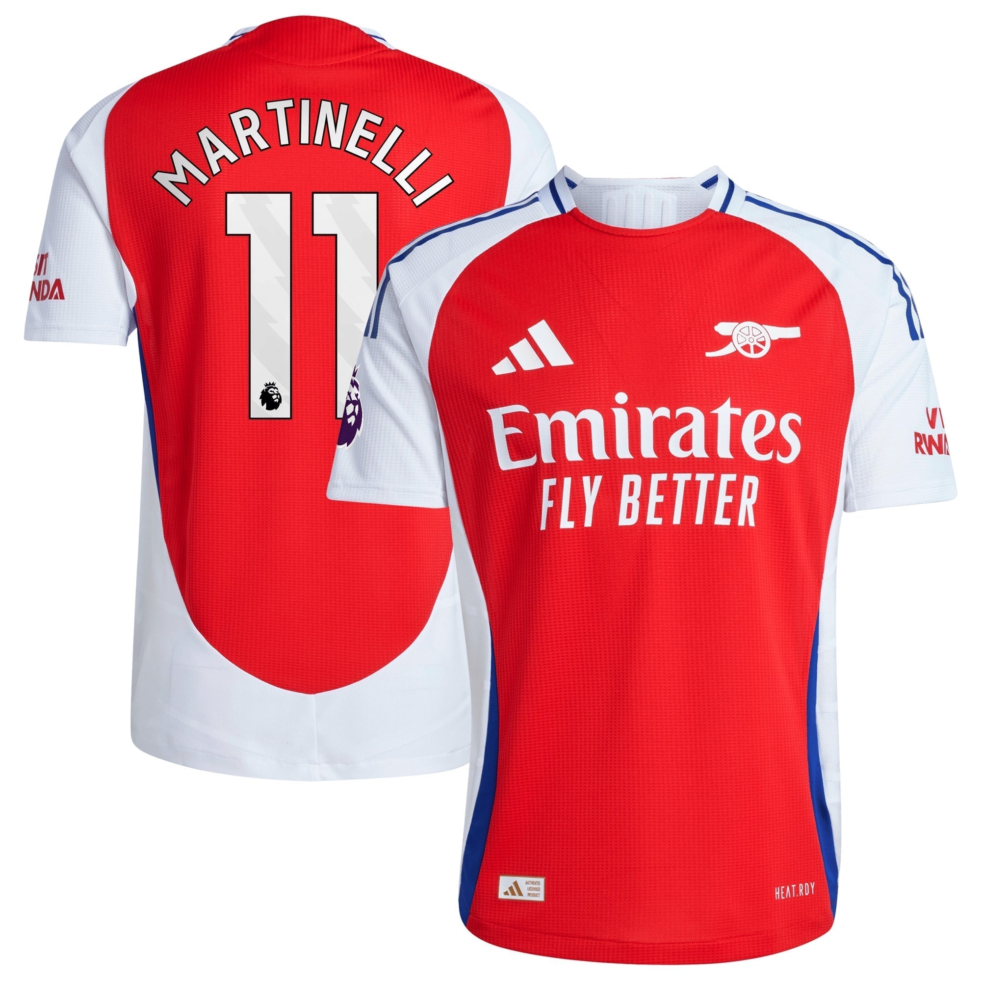 Gabriel Martinelli Arsenal adidas 2024/25 Home Player Jersey �C Red