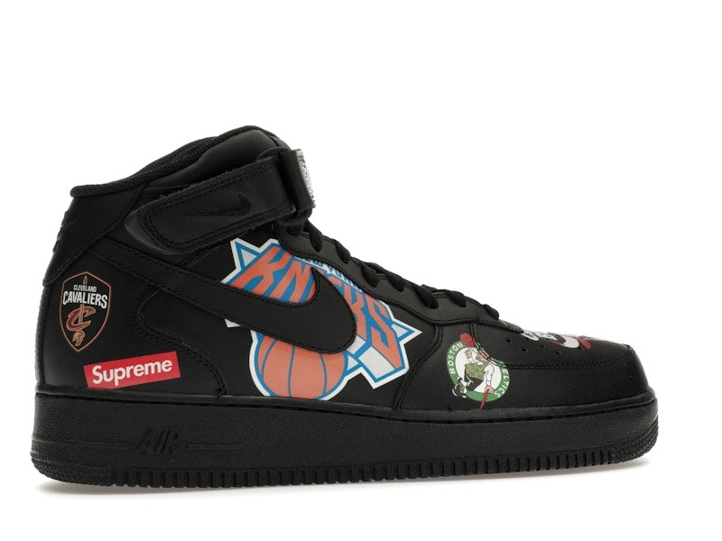 Supreme x Air Force 1 Mid 07 NBA Black – AQ8017-001