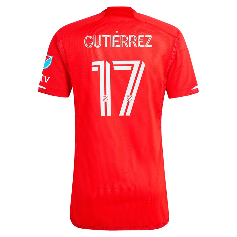 Brian Guti��rrez Chicago Fire adidas 2024 Return To Red Authentic Player Jersey?�C Red