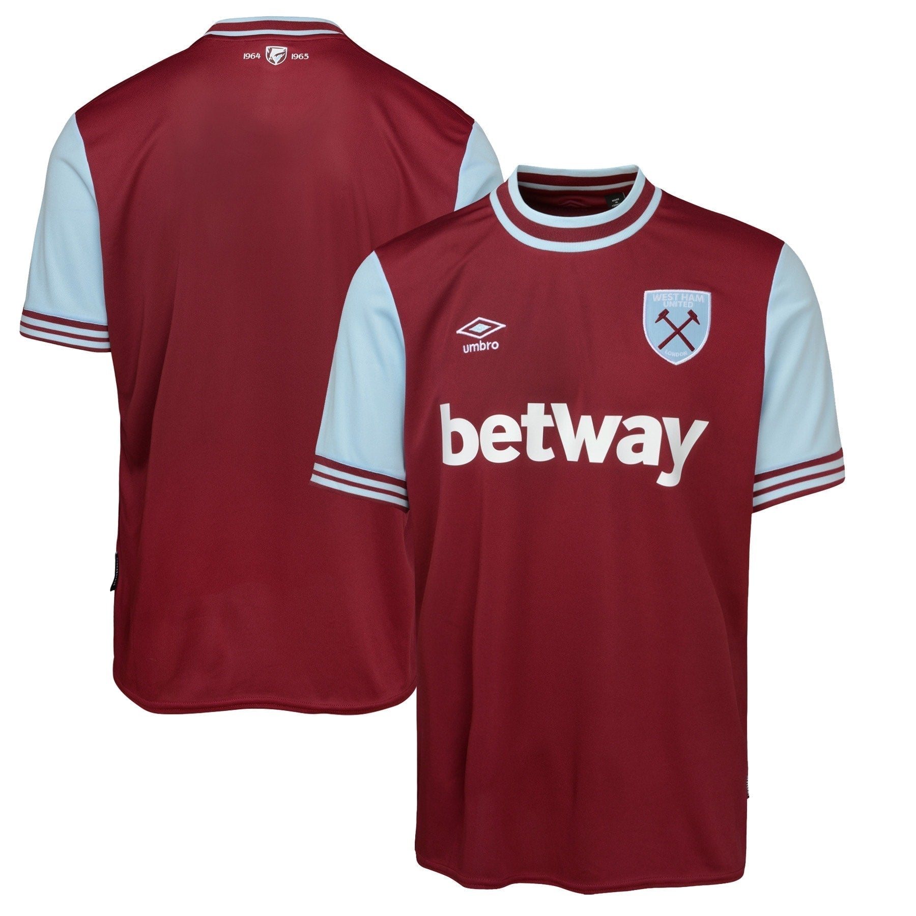 West Ham United Umbro 2024/25 Home Custom Jersey �C Claret