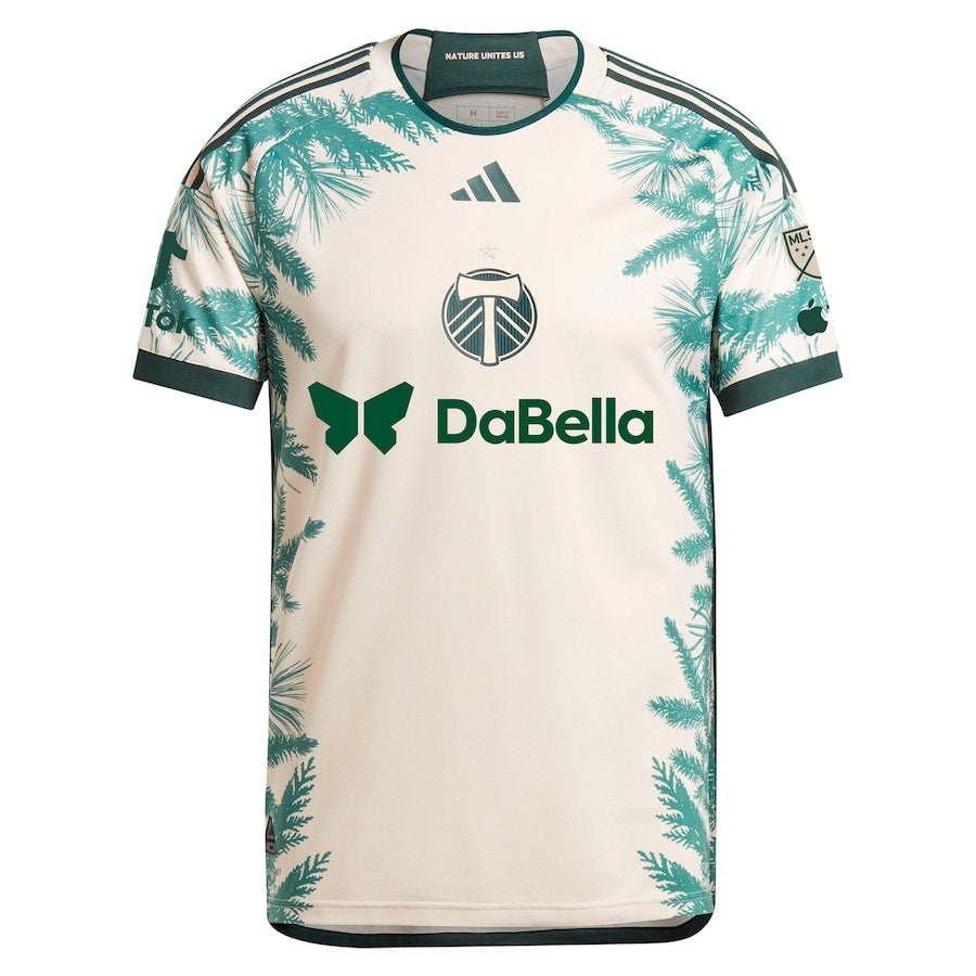 Portland Timbers adidas 2024 Nature Unites Authentic Jersey?�C Tan