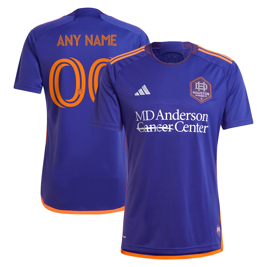 Houston Dynamo FC adidas 2024 Still Holdin'  Custom Jersey?�C Purple