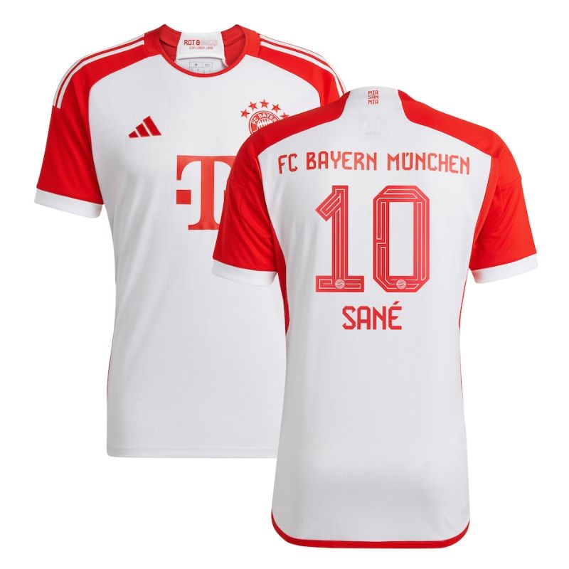 Leroy San�� Bayern Munich 2023/24 Home Jersey - White