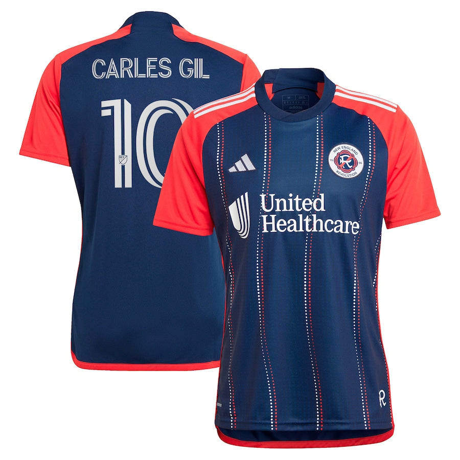 Carles Gil New England Revolution adidas 2024 Boston Tea Party  Player Jersey?�C Navy