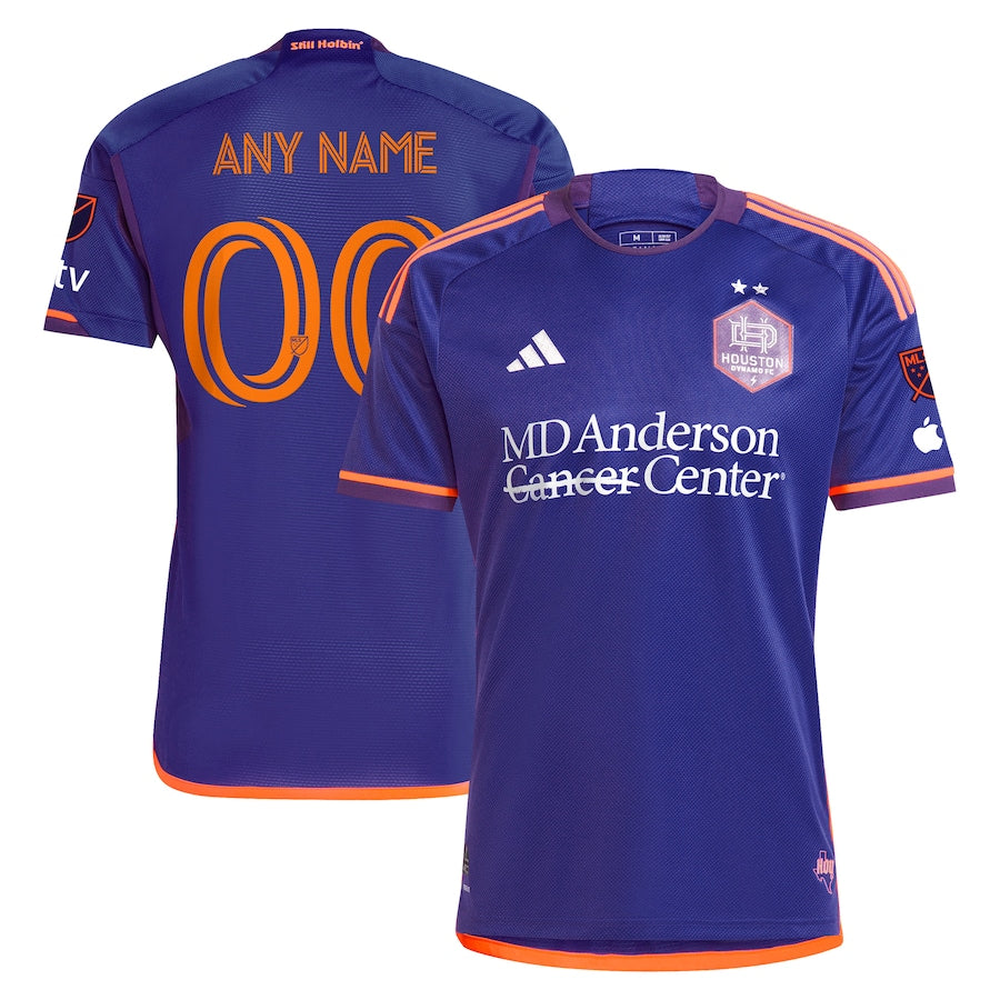 Houston Dynamo FC adidas 2024 Still Holdin' Authentic Custom Jersey?�C Purple