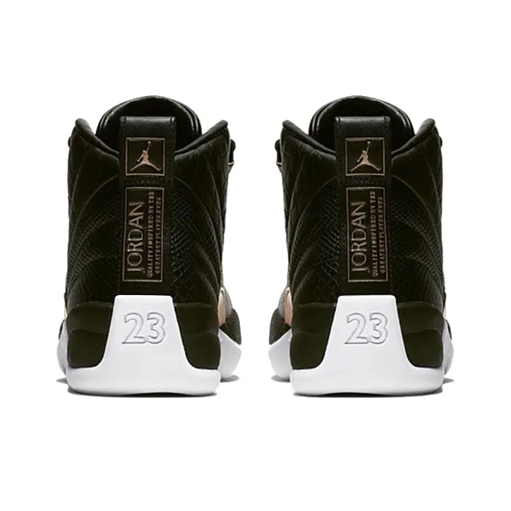Air Jordan 12 Retro Black Metallic Gold White – AQ6068-007