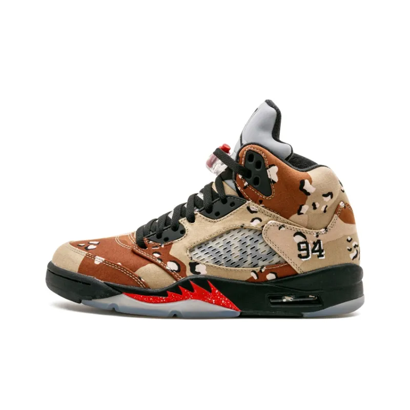 Air Jordan 5 Retro Supreme Desert Camo – 824371-201