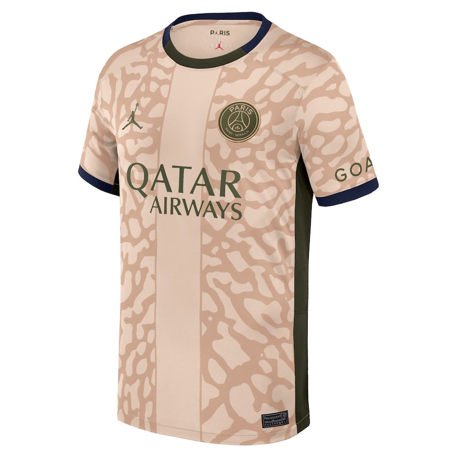 Achraf Hakimi Paris Saint-Germain Jordan 2023/24 Fourth Stadium  Player Jersey?�C Tan