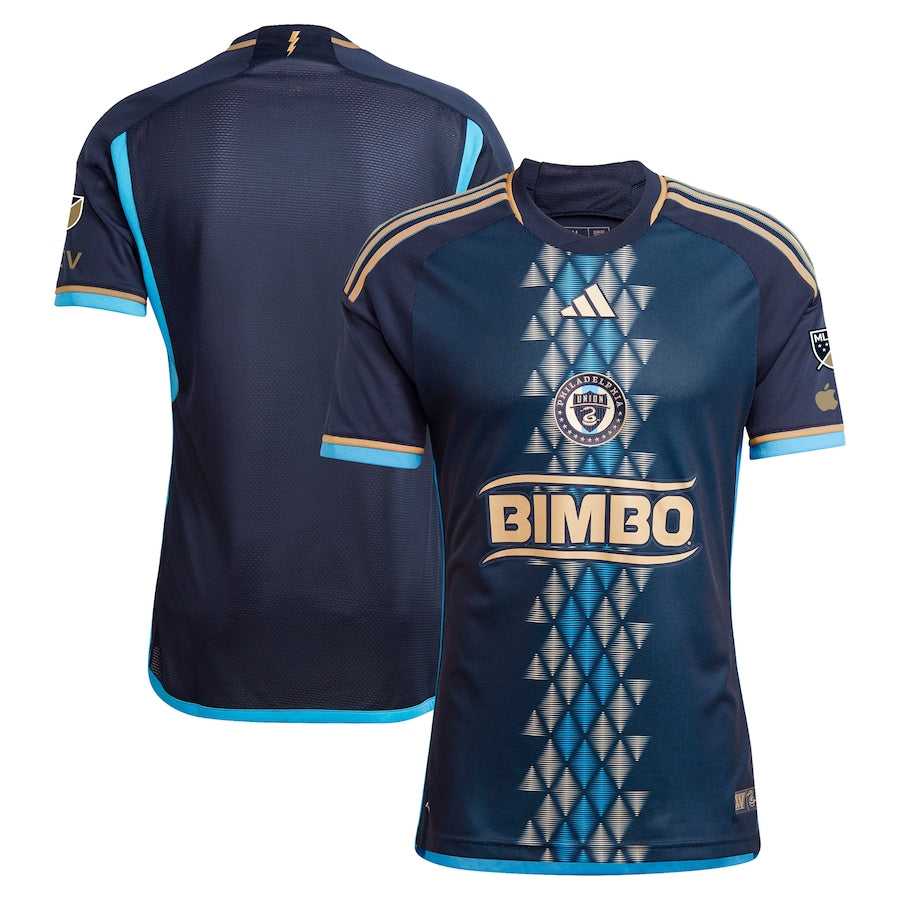 Philadelphia Union adidas 2024 The XV Kit Authentic Jersey?�C Navy