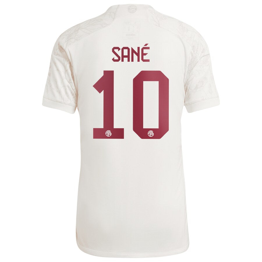 Leroy San�� Bayern Munich adidas 2023/24 Third Jersey - White