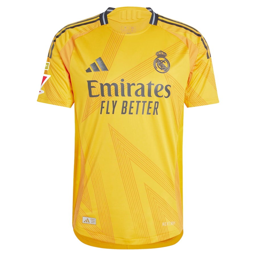 Kylian Mbapp�� Real Madrid adidas 2024/25 Away Jersey - Orange