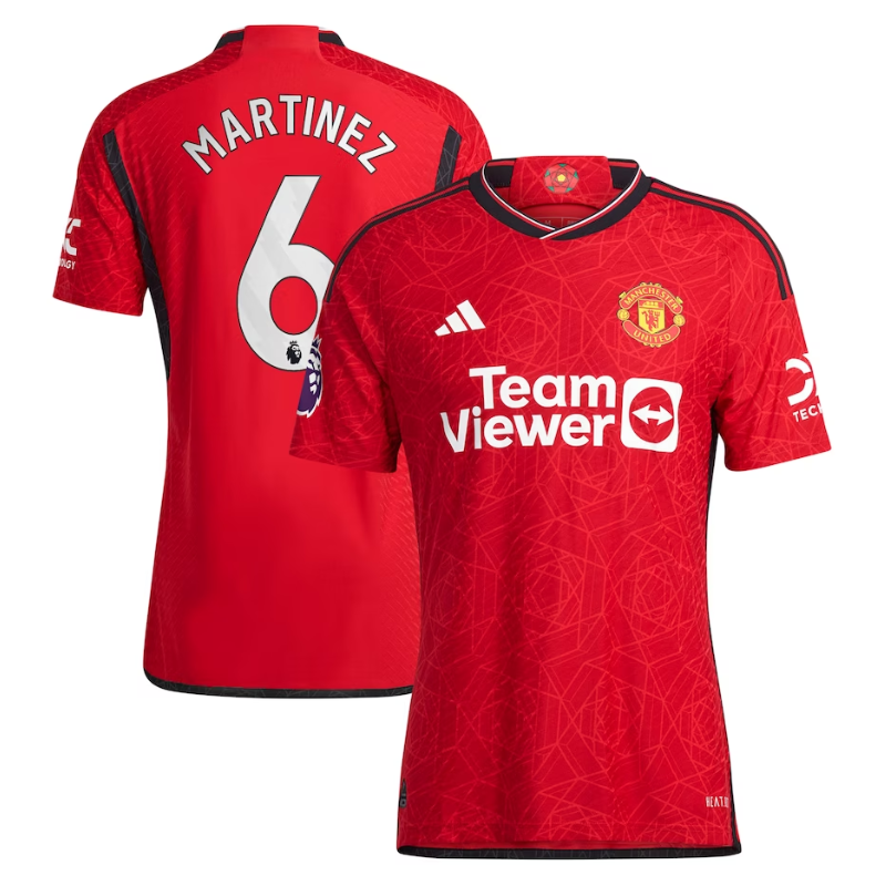 Lisandro Mart��nez Manchester United Shirt 2023/24 Home Player Jersey - Red