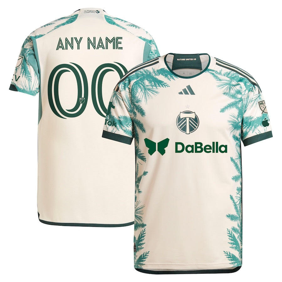 Portland Timbers adidas 2024 Nature Unites Authentic Custom Jersey?�C Tan