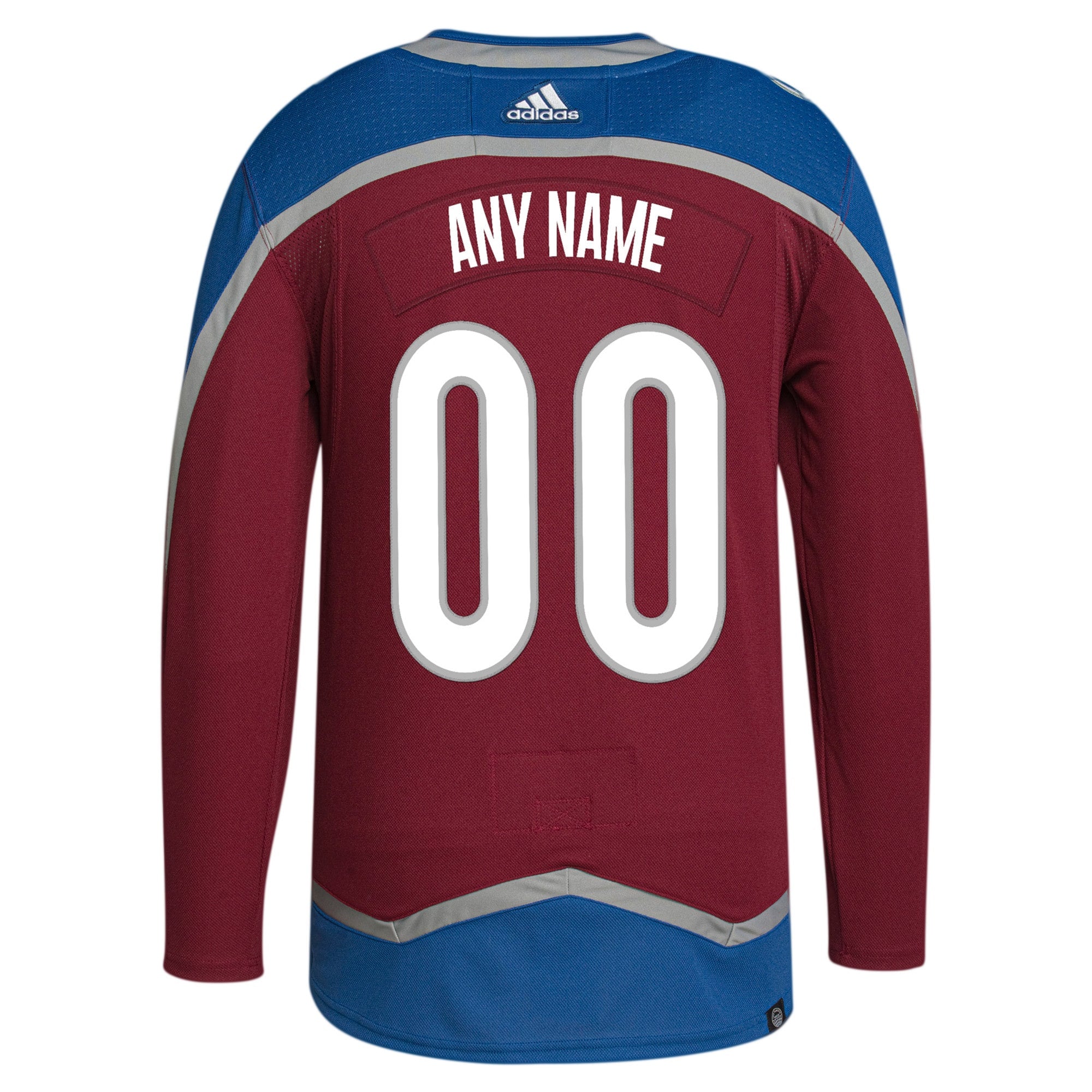 Colorado Avalanche adidas Home Primegreen Custom Jersey - Burgundy