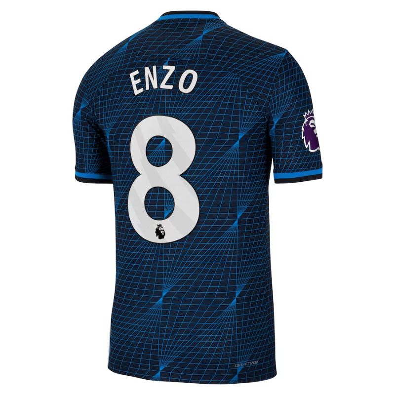 Enzo Fern��ndez Chelsea 2023/24 Away Player Jersey - Navy