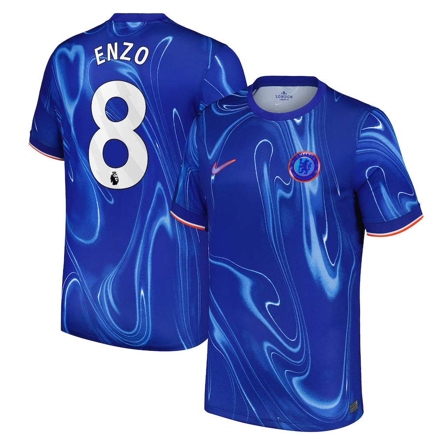 Enzo Fern��ndez Chelsea Nike 2024/25 Home Player Jersey - Blue