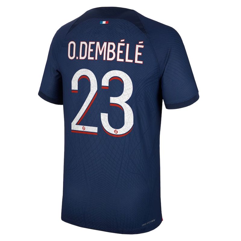 Ousmane Demb��l�� Paris Saint-Germain 2023/24 Home Player Jersey - Navy