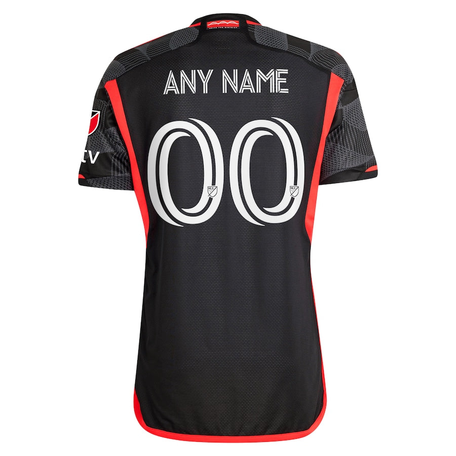 D.C. United adidas 2024 The Icon Kit Authentic Custom Jersey?�C Black