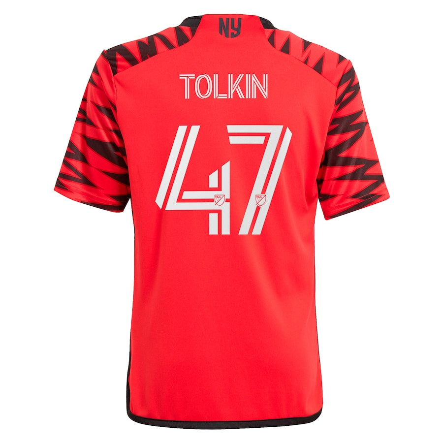 John Tolkin New York Red Bulls adidas  2024 Legacy  Player Jersey?�C Red