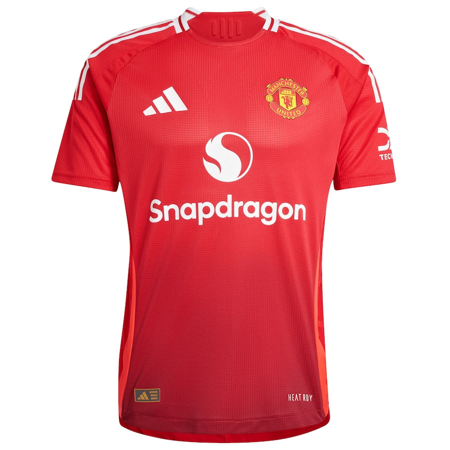 Manchester United adidas Home Shirt 2024-25 with H?jlund 11 printing Jersey - Red