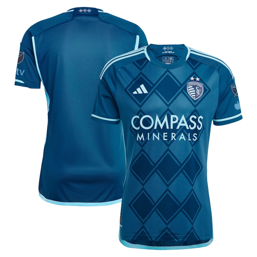 Sporting Kansas City adidas 2024 Diamonds Our Forever Authentic Jersey?�C Navy