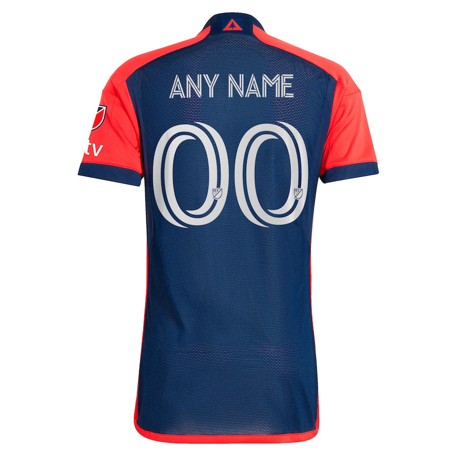 New England Revolution adidas 2024 Boston Tea Party Authentic Custom Jersey?�C Navy