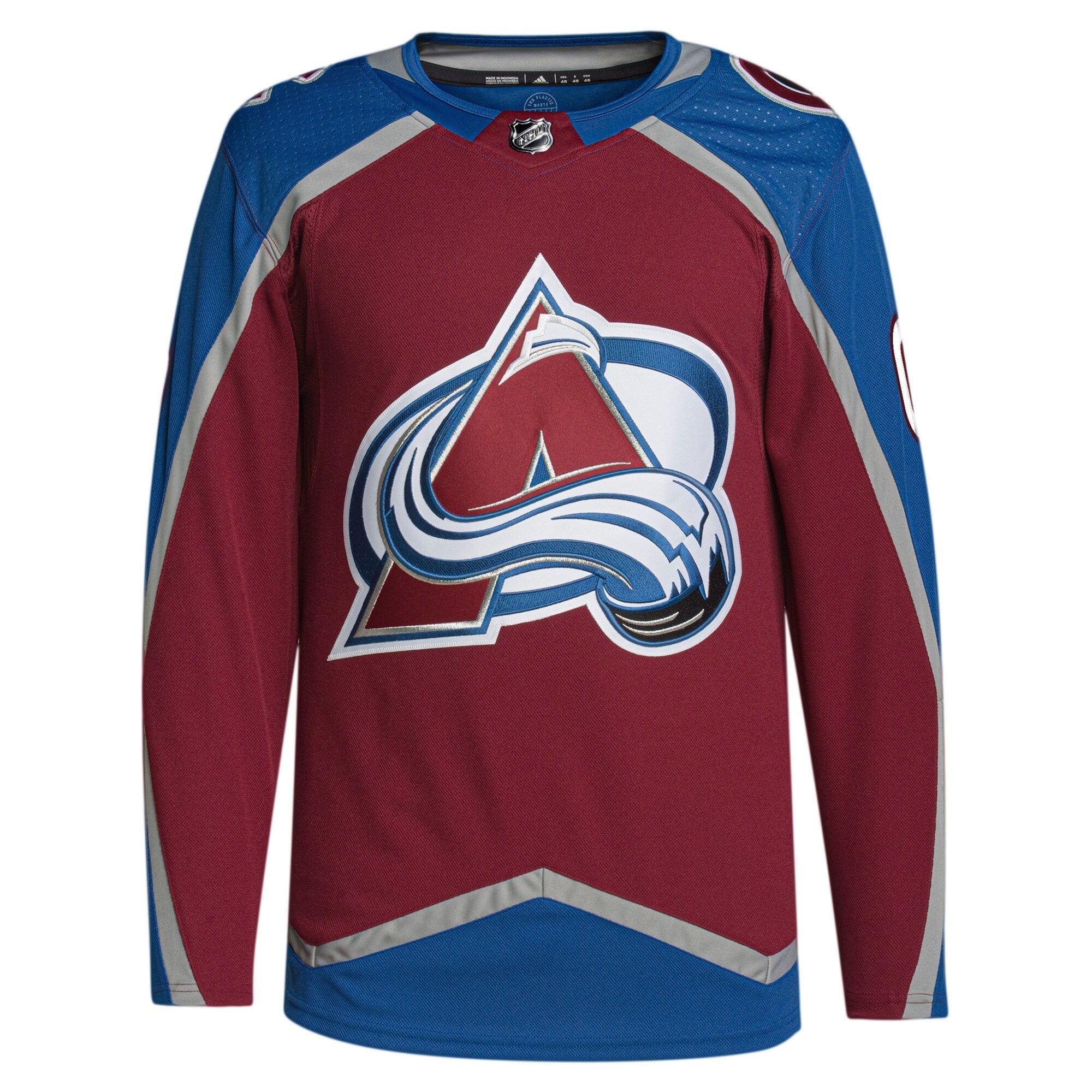Colorado Avalanche adidas Home Primegreen Custom Jersey - Burgundy