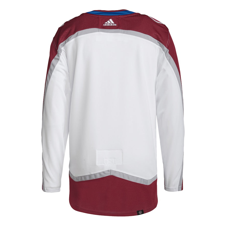 Colorado Avalanche adidas Away Primegreen Jersey �C White