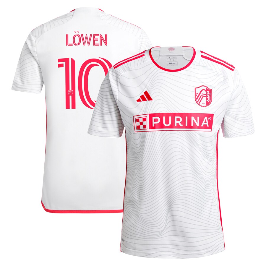Eduard L?wen St. Louis City SC adidas 2024 The Confluence Kit  Player Jersey - White