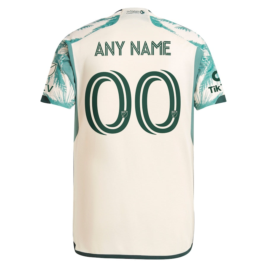 Portland Timbers adidas 2024 Nature Unites Authentic Custom Jersey?�C Tan