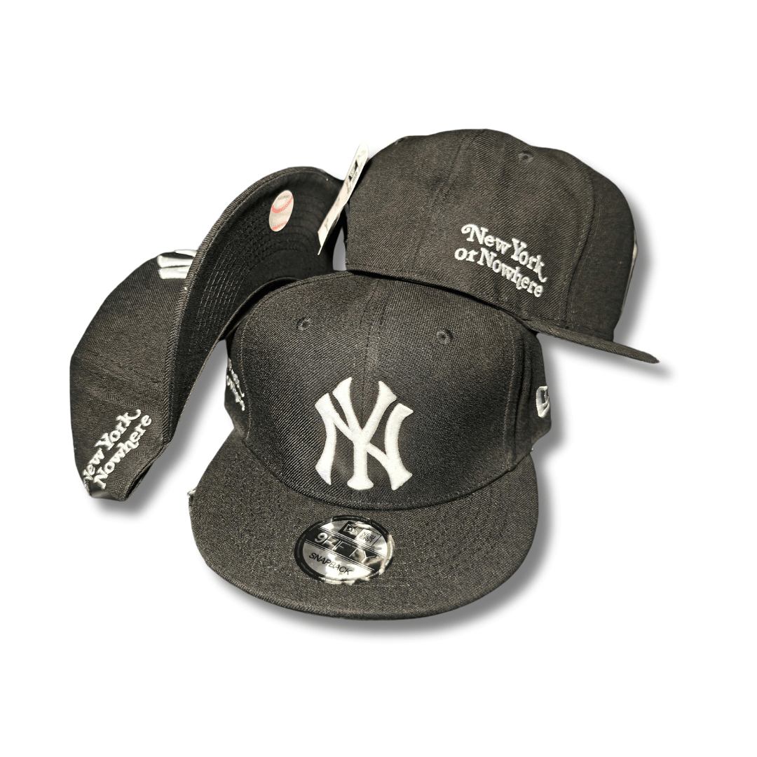 New York Yankees 9FIFTY Black “New York or Nowhere” – Snapback Cap