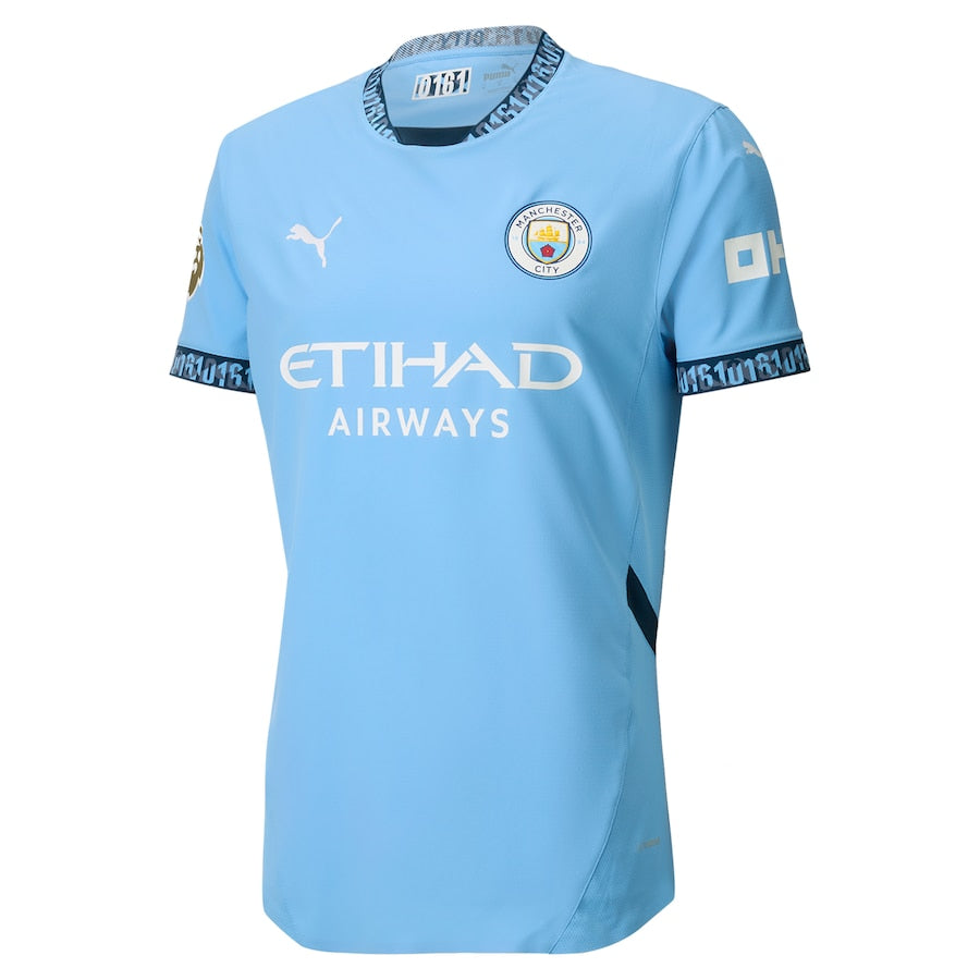 Juli��n ��lvarez Manchester City Puma 2024/25 Home Player Jersey - Light Blue