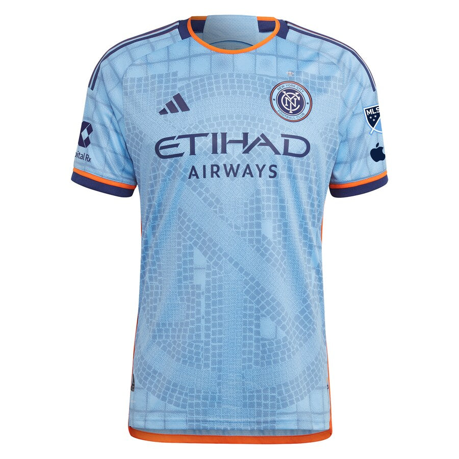 Santiago Rodr��guez New York City FC adidas 2024 The Interboro Kit Authentic Player Jersey - Sky Blue