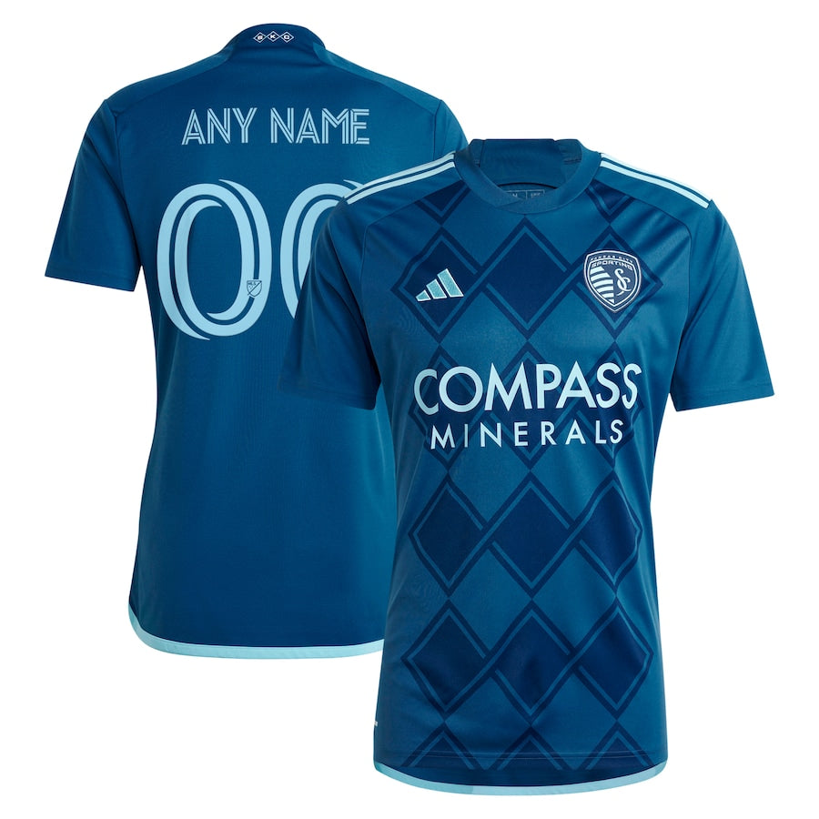 Sporting Kansas City adidas 2024 Diamonds Our Forever  Custom Jersey?�C Navy