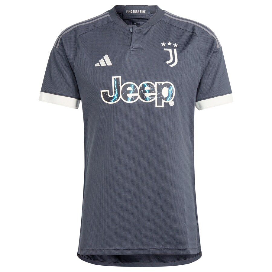 Du?an Vlahovi? Juventus adidas 2023/24 Third  Player Jersey - Gray