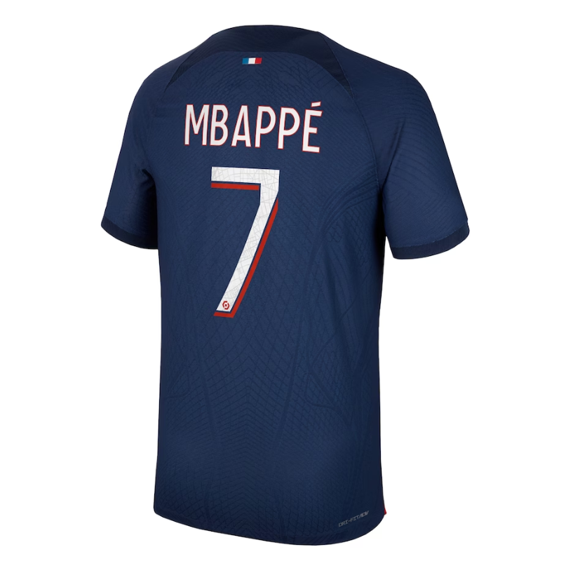 Paris Saint-Germain Team Home Shirt 2023-24 with Jersey Mbapp�� 7 printing - Blue