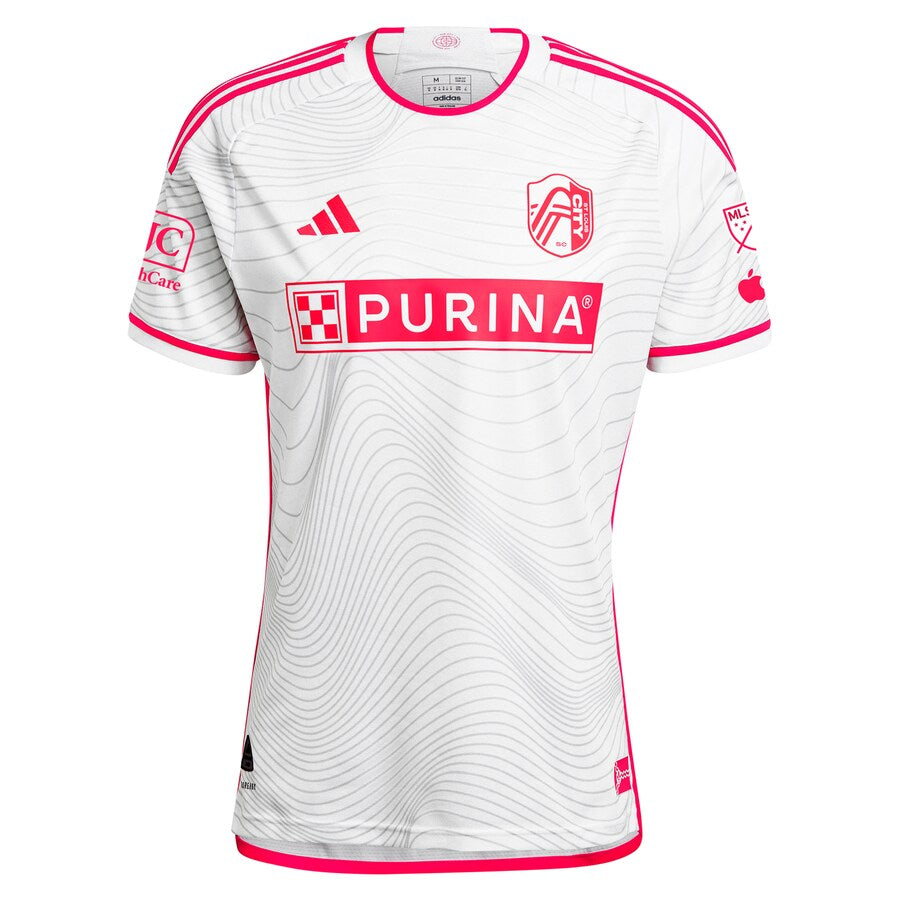 Jo?o Klauss St. Louis City SC adidas 2024 The Confluence Kit Authentic Player Jersey - White