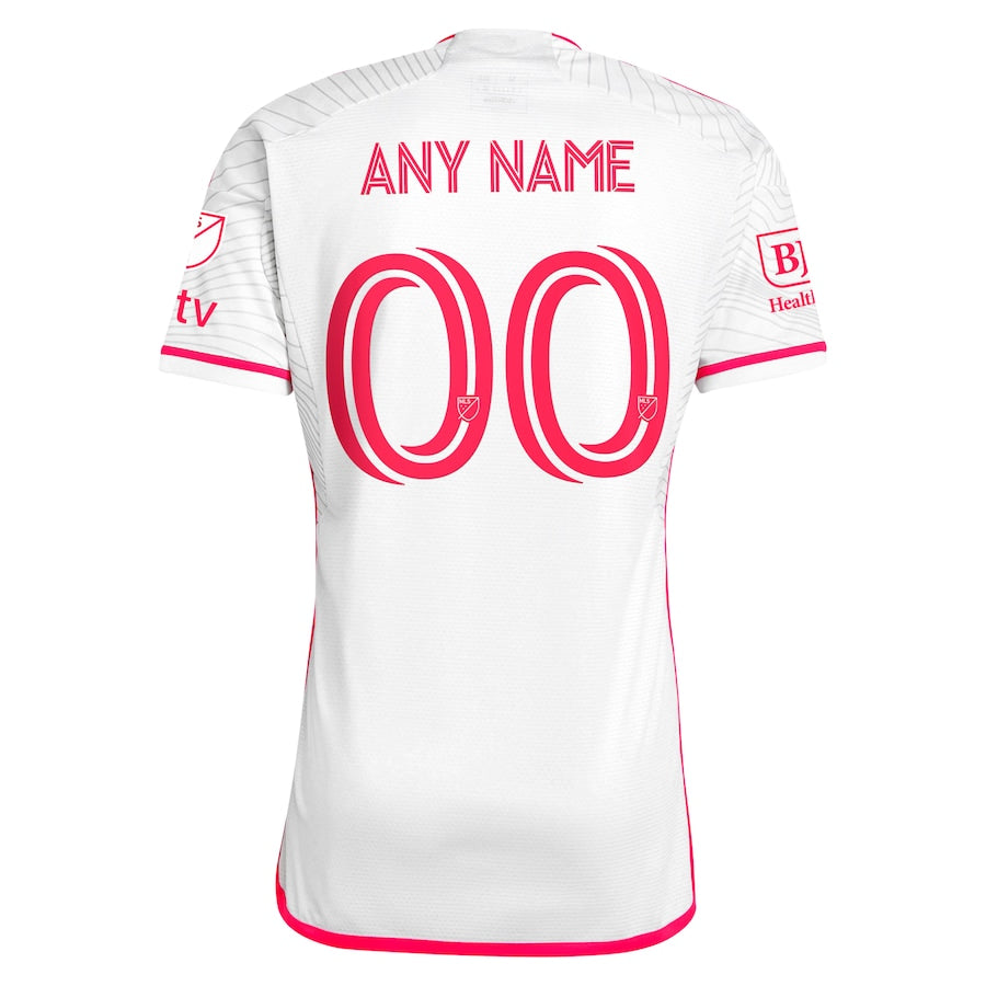 St. Louis City SC adidas 2024 The Confluence Kit Authentic Custom Jersey - White