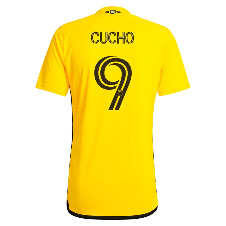 Cucho Hern��ndez Columbus Crew adidas 2024 The Home Kit  Player Jersey - Yellow