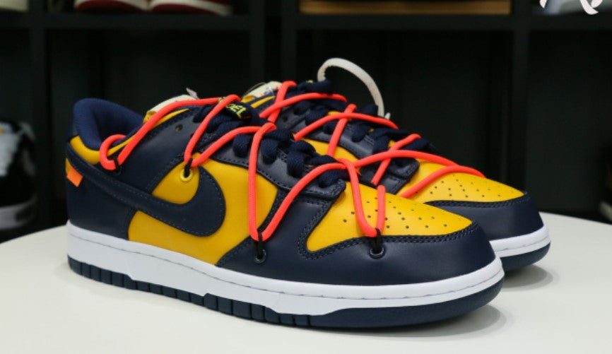 Off-White x  Nike Dunk Low ‘Michigan’ 2019 Iconic Sneaker