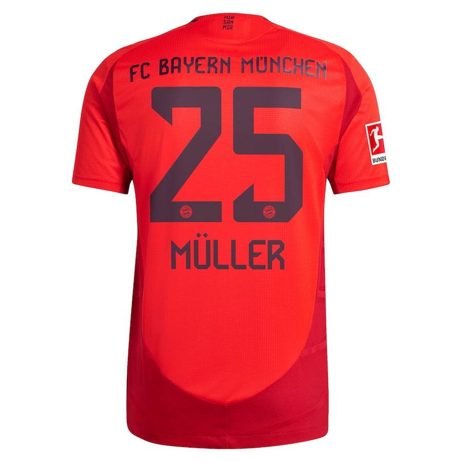 Thomas M��ller Bayern Munich adidas 2024/25 Home Player Jersey - Red