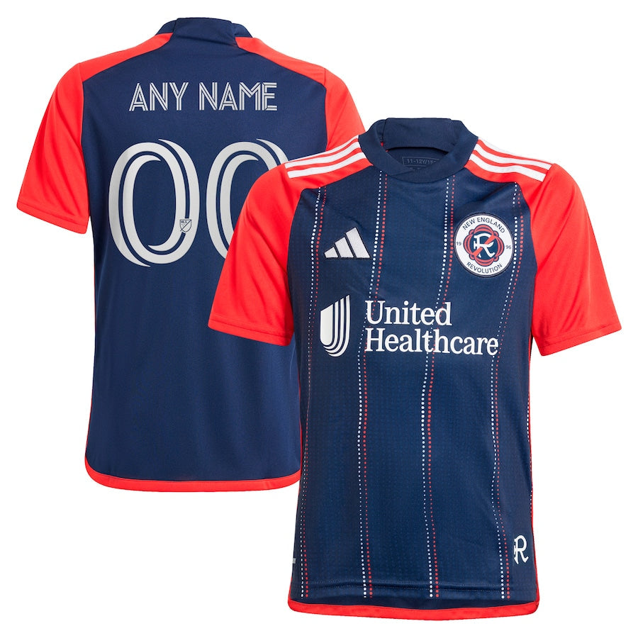 New England Revolution adidas  2024 Boston Tea Party  Custom Jersey?�C Navy