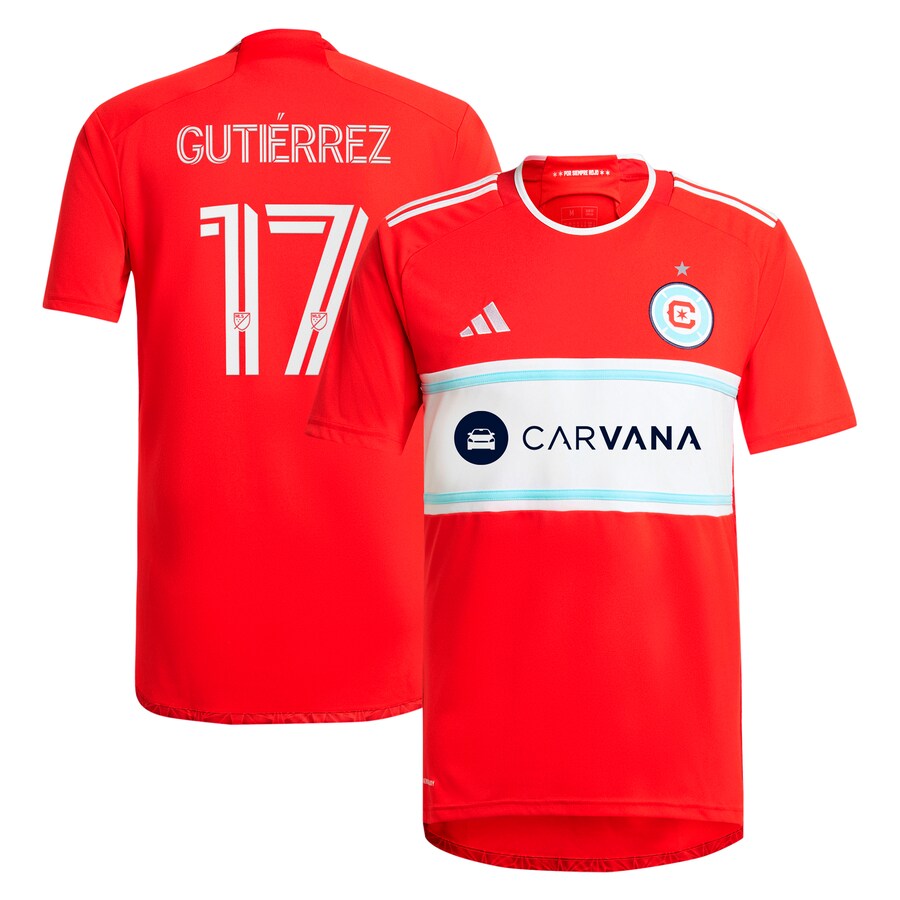 Brian Guti��rrez Chicago Fire adidas 2024 Return To Red  Player Jersey?�C Red