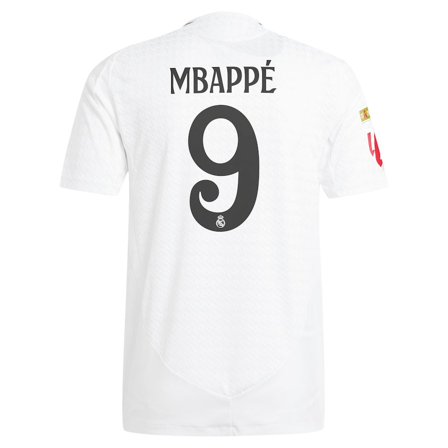 Kylian Mbapp�� 9 Real Madrid adidas 2024/25 Home Player Jersey - White