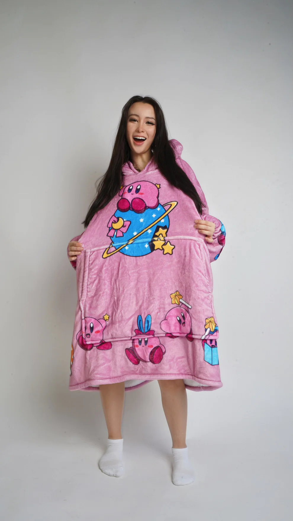 Kitty Kirby Oversized Blanket Hoodie