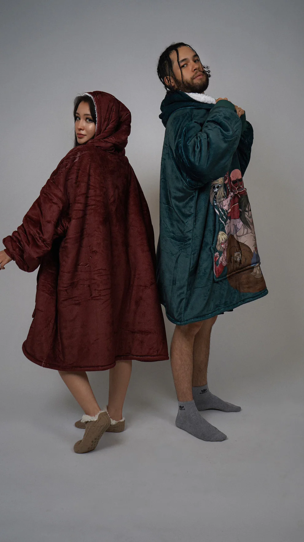 Attack on Titan Oversized Blanket Hoodie