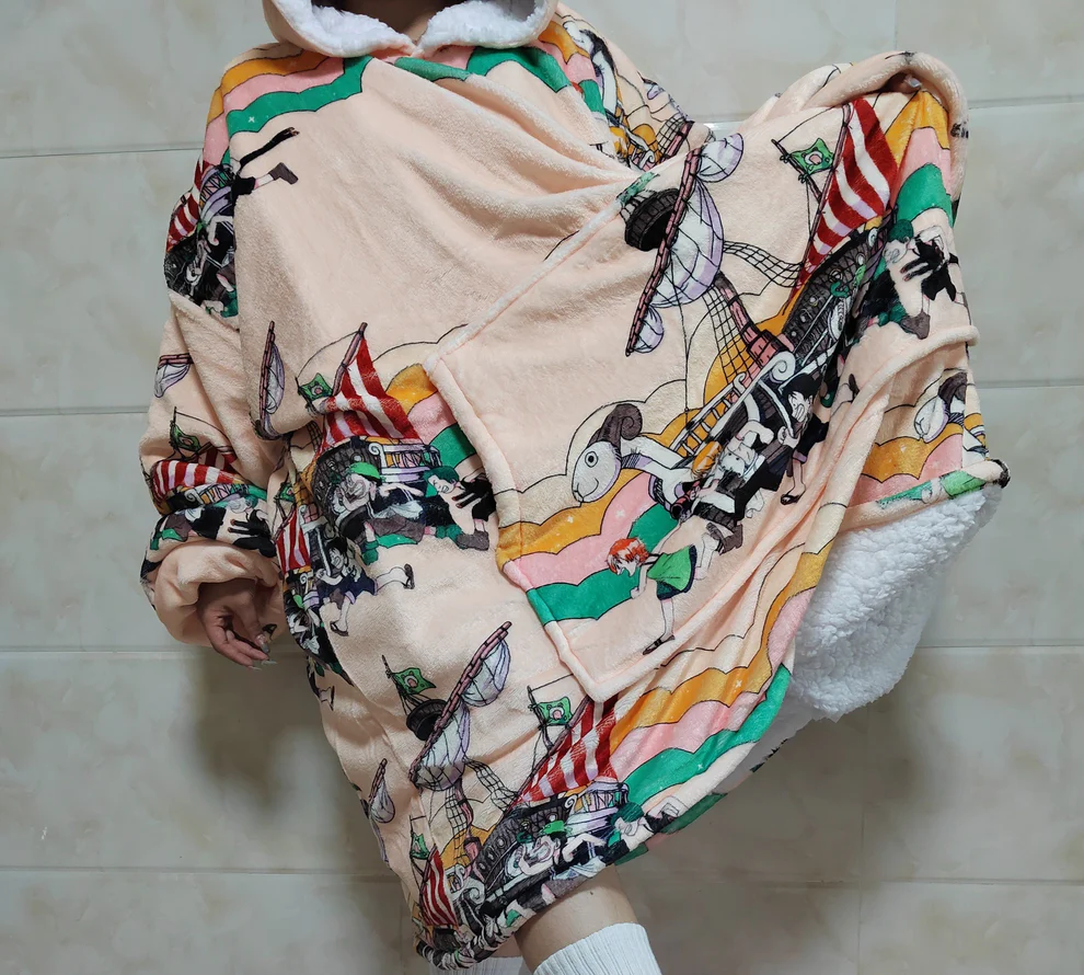 Strawhat Oversized Blanket Hoodie