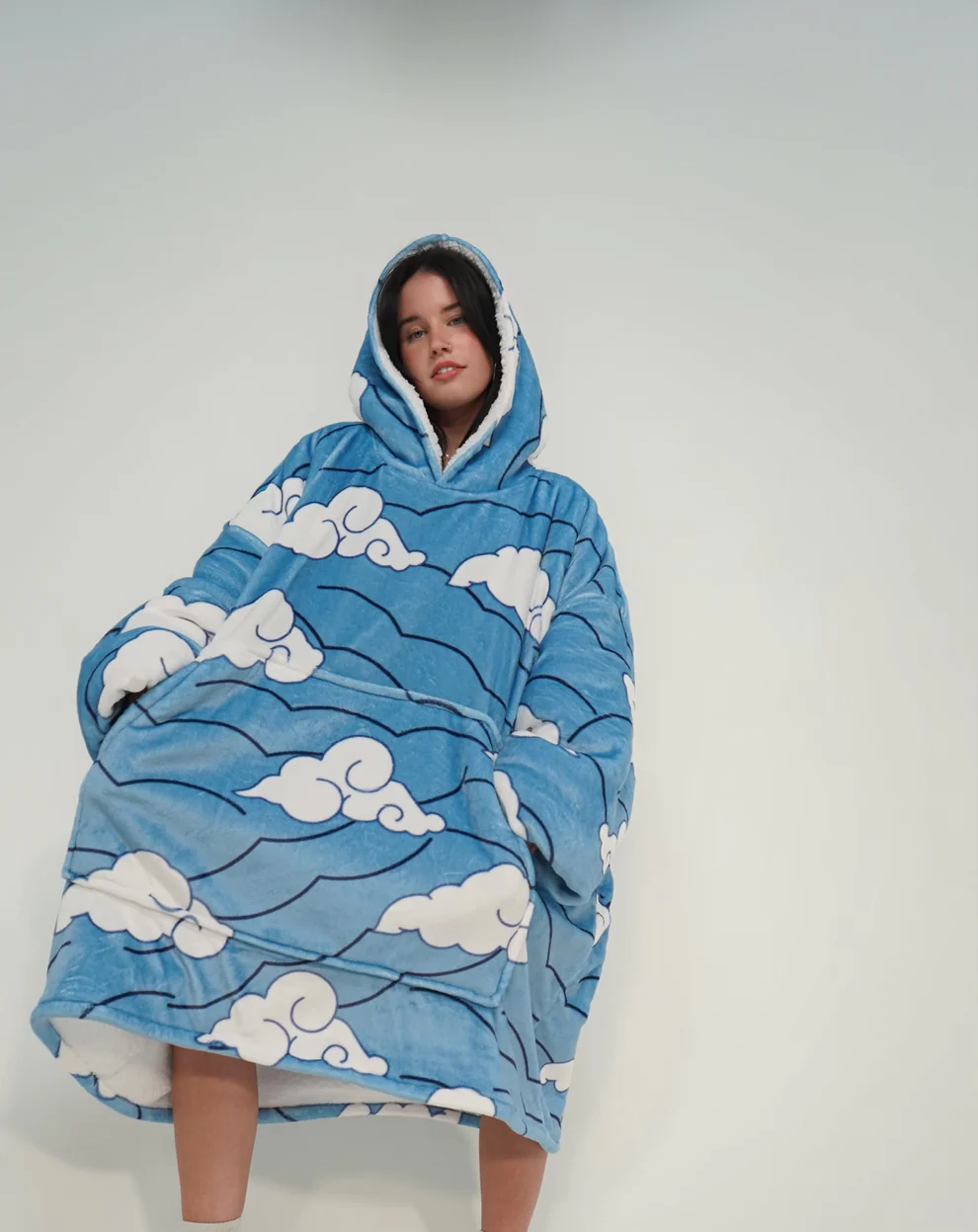 One Piece Former Water Hashira Oversized Blanket Hoodie