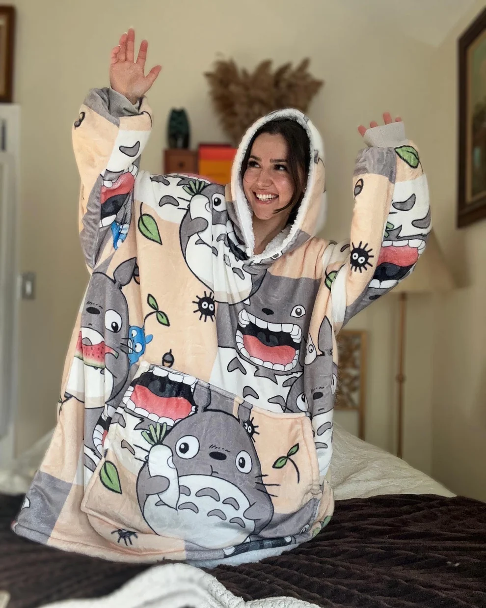 Totoro Oversized Blanket Hoodie